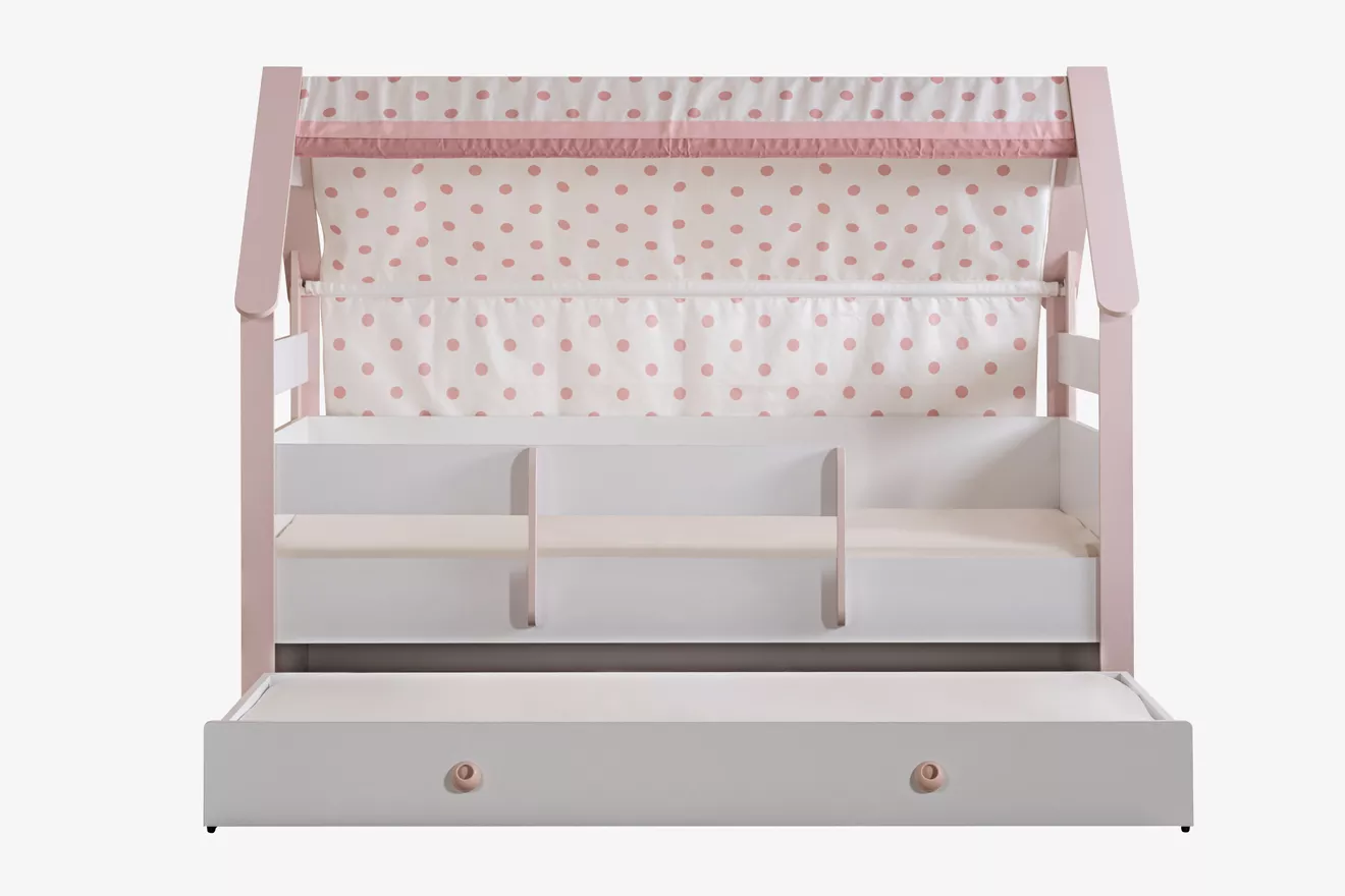 Montessori Pink Alt Karyola - Görsel 4