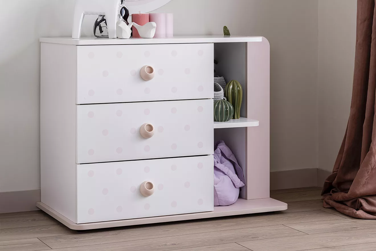 Montessori Pink Şifonyer - Görsel 4