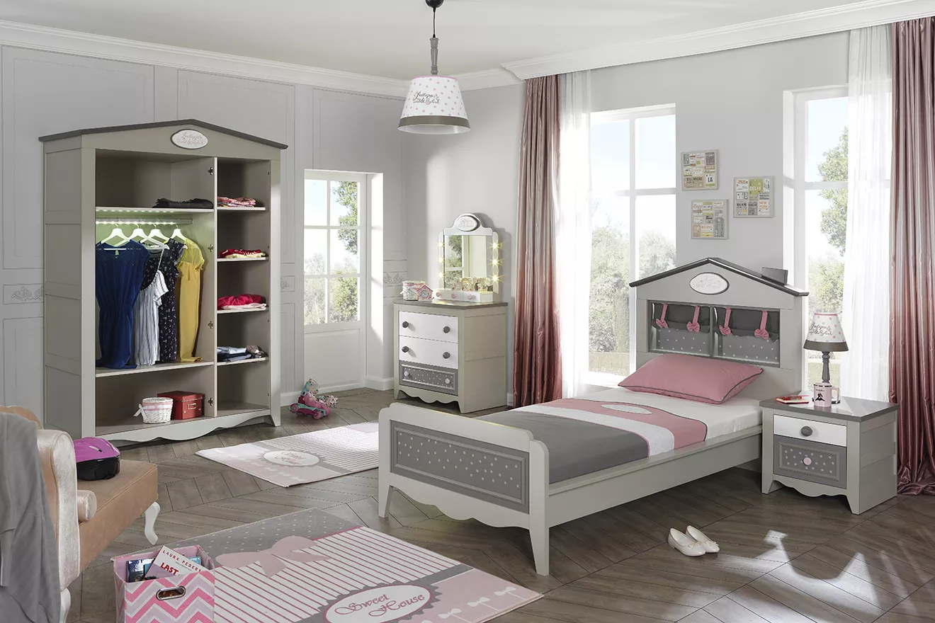 Houses Karyola 120x200cm - Görsel 3