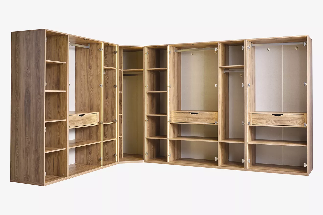 Trio 4 Kapaklı Dolap Kabini - Görsel 3