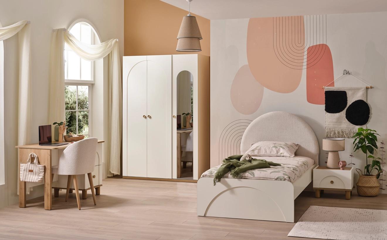 Louis 3 Kapılı Dolap - Görsel 8