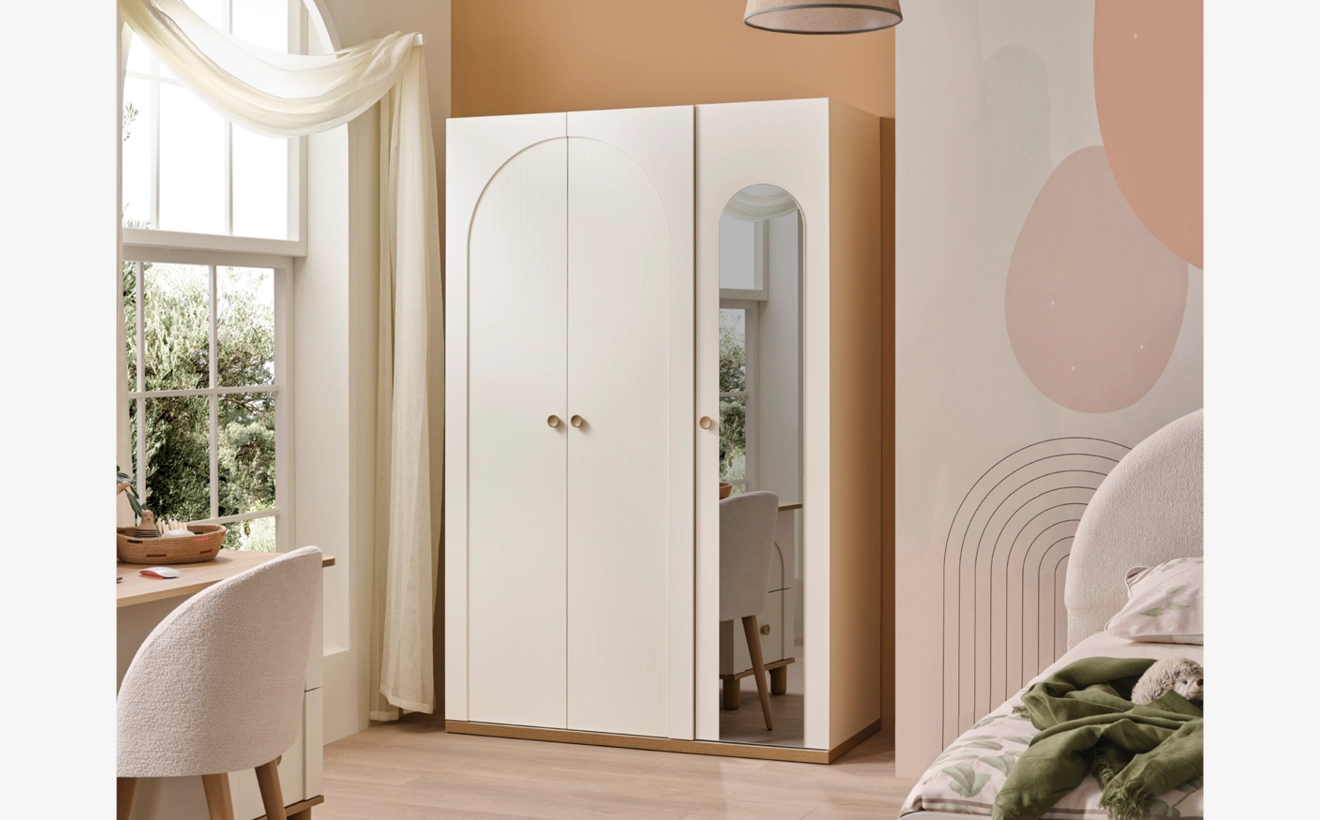 Louis 3 Kapılı Dolap - Görsel 5