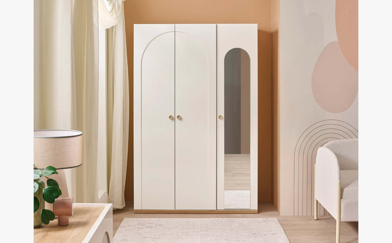 Louis 3 Kapılı Dolap - Görsel 6