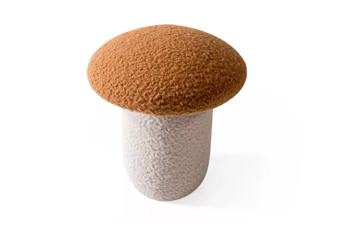 Mantar Puf (Krem Kahve)